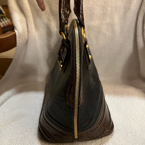 Brahmin Black and Brown Handbag - Picture 2 of 7